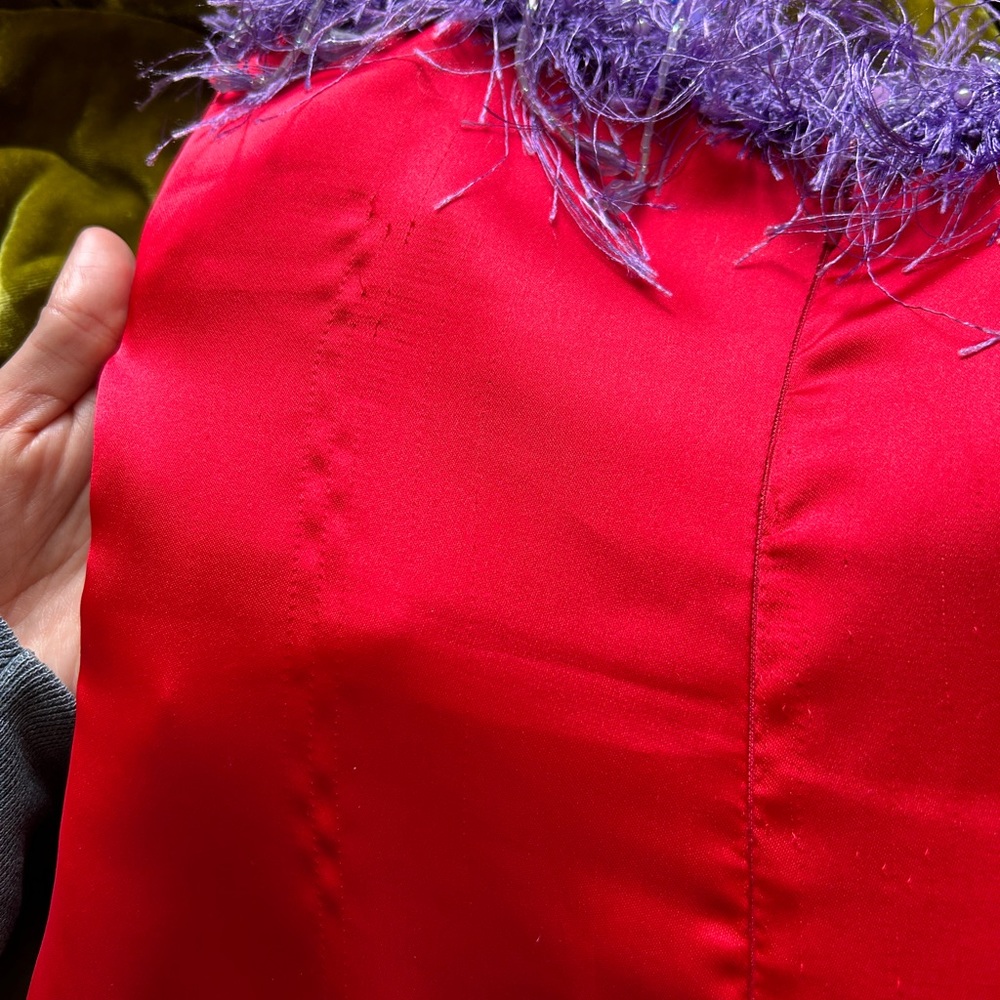 Danielle Guizio cherry red dress - Picture 3 of 3